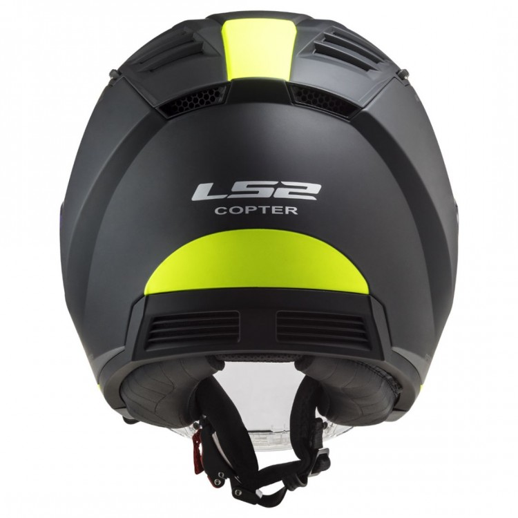 LS2 COPTER 2 URBANE MAT SİYAH-NEON SARI KASK LS2 COPTER 2 URBANE MAT SİYAH-NEON SARI KASK